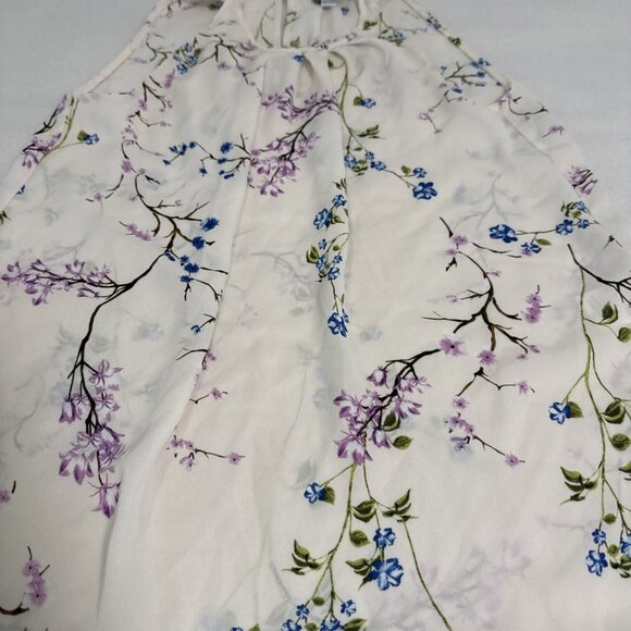 Carolina Belle Montreal Sleeveless Floral Blouse Tank SP Soft Pink Pullover - Picture 2 of 8